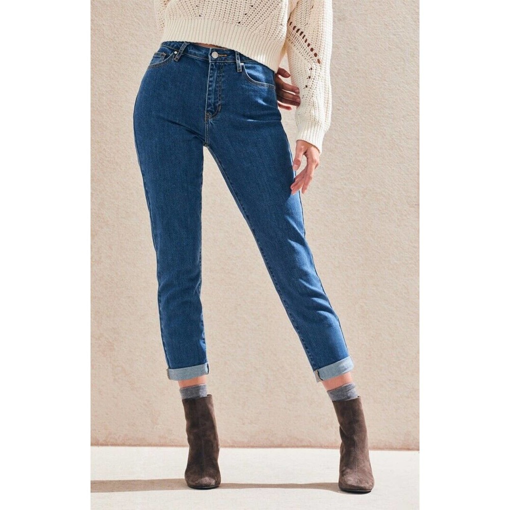 Pacsun Mom Jeans Size 27 Womens Relaxed Denim High Rise Tapered Leg Medium Wash